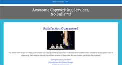Desktop Screenshot of copywritingservices.com